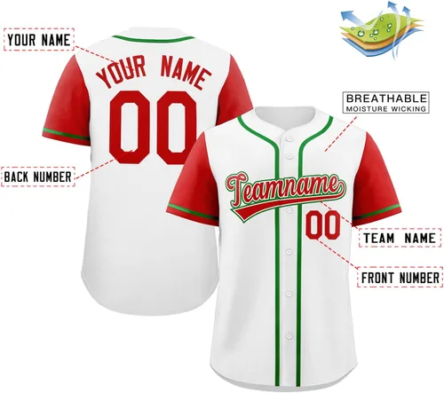 Miniatura 94 de Camisetas de béisbol personalizadas con botones de manga corta, número de nombre cosido personalizado / impreso para adultos y jóvenes