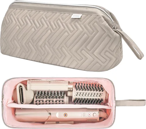 Miniatura 13 de Leudes Bolsa de Viaje para Herramientas de Cabello para Shark Flexstyle Estuche de Transporte Portátil Shark Hair Air Wrap Estuche para Secadora Rosa