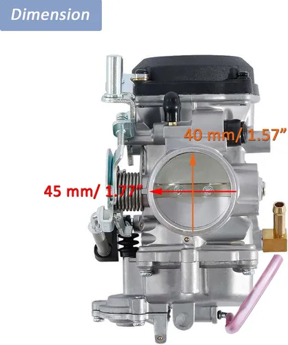 Miniatura 3 de Carburador CV40 para Harley Davidson HD Sportster XL883 XL1200/Softail/Touring/Dyna & FXR/Road King Carb 27421-99 27490-04 27465-04
