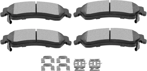 Miniatura 16 de SCITOO - Juego de 4 pastillas de freno de cerámica, juego de 4 pastillas de freno delanteras para Jeep para Cherokee, Comanche, Grand para Cherokee