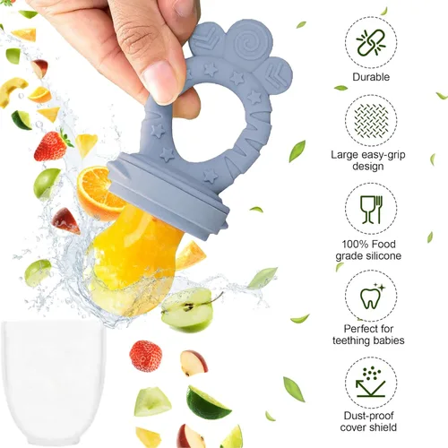 Miniatura 4 de Juego de alimentación de silicona para bebés, 10 suministros de destete LED para bebés, platos para bebés sin BPA con platos y cuencos para niños