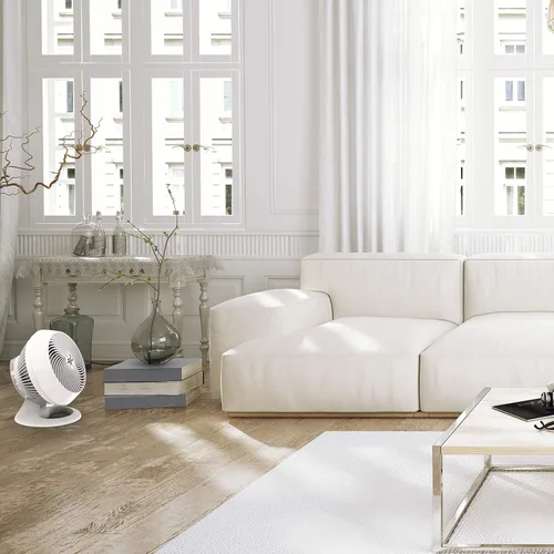 Miniatura 3 de Vornado 660 - Ventilador de circulación de aire grande para toda la habitación con 4 velocidades e inclinación de 90 grados, 660-Large, blanco
