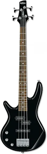 Ibanez GSRM20BKL - Escala corta de 4 cuerdas para zurdos, bajo de 28.6 pulgadas, color negro