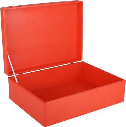 Miniatura 9 de Creative Deco Caja Grande de Madera Negra para Almacenamiento con Tapa con Bisagras 11.8 x 7.87 x 5.51 pulgadas (+-0.5) Caja de Regalo para Negro