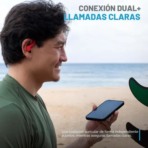 Miniatura 5 de JLab Go Sport+ - Auriculares inalámbricos de entrenamiento con llamadas claras C3, diseño deportivo de gancho seguro, tiempo de reproducción