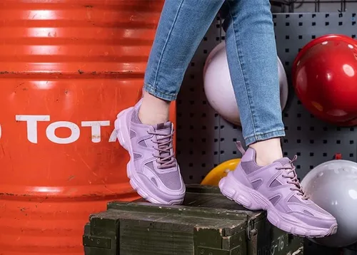 Miniatura 8 de MENGYUXIN Zapatos de seguridad para mujer, botas de seguridad de trabajo con punta de acero, zapatillas de trabajo transpirables, zapatos de trabajo