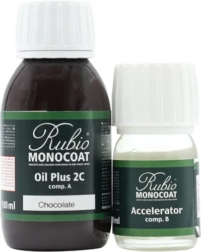 Miniatura 148 de Rubio Monocoat Tinte y acabado para madera de 650 pies cuadrados - Niebla Oil Plus 2C Aceite de linaza de secado rápido, ecológico