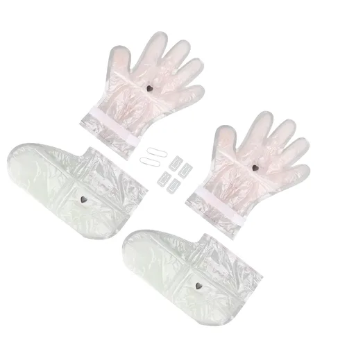 Miniatura 9 de Mascarillas hidratantes para manos y pies, mascarillas hidratantes intensivas para manos y pies, talón agrietado seco para manos, set de regalo