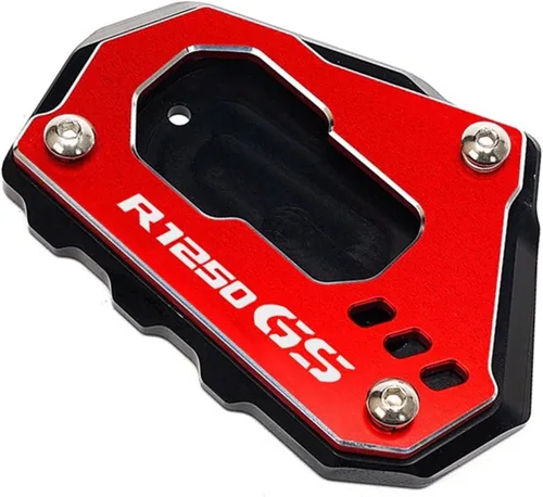Miniatura 23 de Almohadilla de extensión para soporte lateral de motocicleta, placa para BMW R1200GS R1250GS R 1200 1250 GS ADV 2021 (color : R1250GSADV rojo)