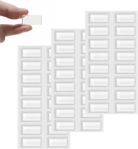 Miniatura 17 de Furnigear Parachoques para gabinete autoadhesivos de hule transparente suave - Parachoques para puerta de gabinete con puntos, topes de gabinete