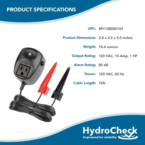 Miniatura 6 de Interruptor de flotador de bomba de sumidero HC6000v2: sensores Hi-Lo, alarmas incorporadas Versátil, sin limpieza y sin piezas móviles, evita
