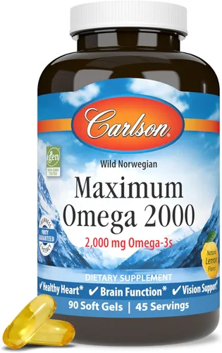 Miniatura 15 de Carlson - Polvo de acetil L-carnitina, aminoácidos de forma libre, salud cognitiva, función cerebral y soporte muscular, 3.53 oz (100 g)