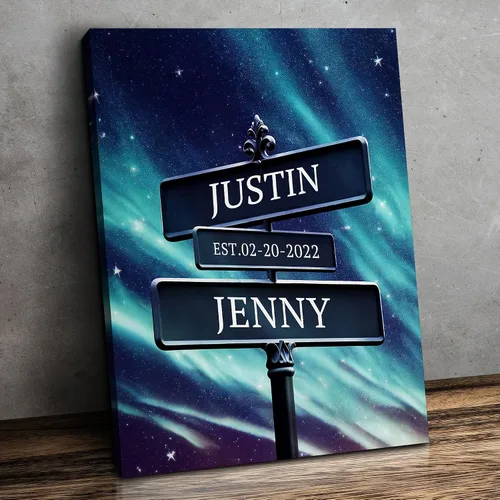 Miniatura 74 de CP CANVASPATH Nombre y fecha de pareja en la playa, impresiones en lienzo personalizadas, regalo de amor para aniversario, boda, cumpleaños y Arte