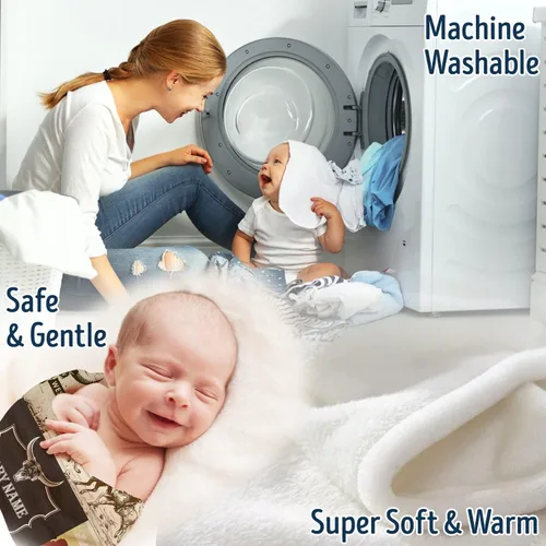 Miniatura 3 de Manta de bebé del Oeste, mantas de bebé personalizadas para niños, manta de vaquero para niños y niñas, manta de felpa personalizada con nombre