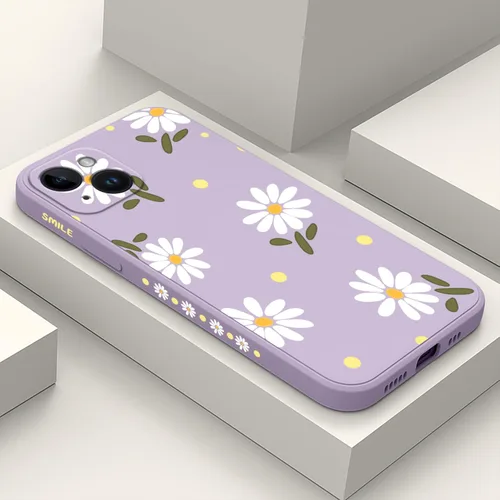 Miniatura 34 de LEECG Funda para iPhone 14 con Patrón de Flores de Mariposa de Astronauta, Forro de Microfibra Suave Anti-Rayones en el Interior, Cubierta