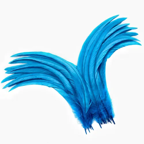 Miniatura 43 de Holmgren Plumas de Cola de Gallo Color Blanco Hueso - 60 piezas Plumas de Cola de Gallo Grandes de 12-14 pulgadas al Por Mayor para Manualidades