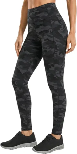 Miniatura 11 de PHISOCKAT Pantalones de yoga de cintura alta para mujer con bolsillos, leggings para mujer con control de abdomen, leggings de entrenamiento