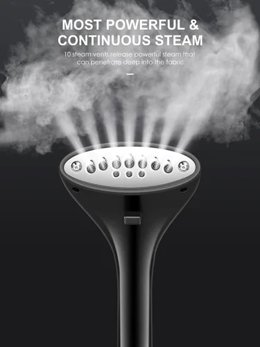 Miniatura 2 de Reemix - Vaporizador profesional para ropa, vaporizador de pie con colgador de ropa, se calienta en 30 segundos, gran tanque de agua desmontable