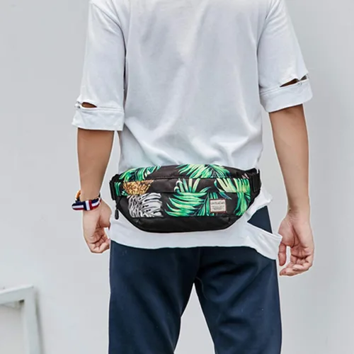 Miniatura 6 de AQIWO Riñonera para hombre y mujer, diseño de piña, para correr