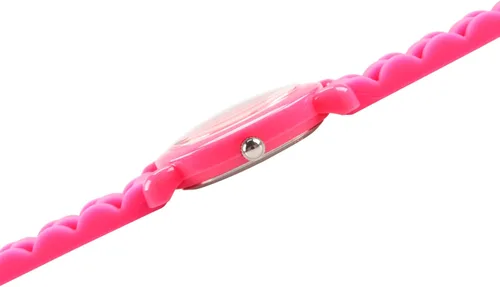 Miniatura 4 de DISNEY Princess - Reloj analógico de cuarzo con correa de silicona para niños, Rosado, Classic