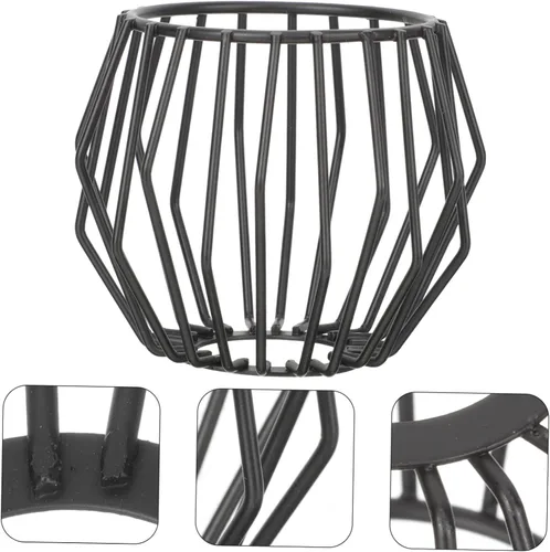 Miniatura 2 de Pantalla de lámpara colgante de hierro forjado, pantalla colgante, pantalla de lámpara colgante, pantalla de luz negra, reemplazo de pantalla