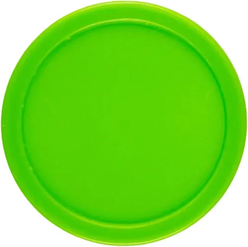 Miniatura 5 de Paquete de 12 discos de hockey de aire de 2.5 pulgadas para mesa de tamaño pequeño Verde