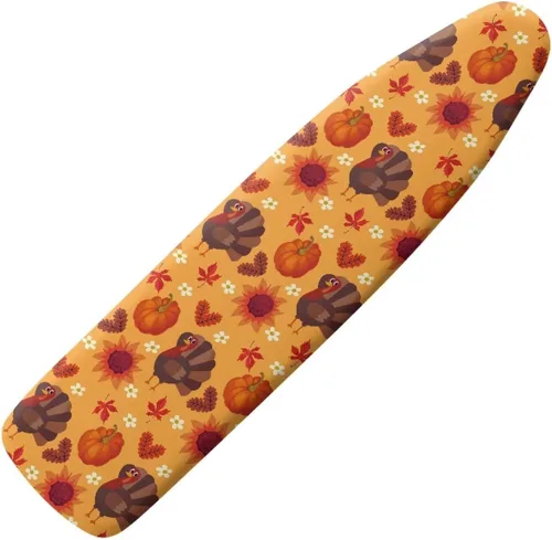 Miniatura 30 de Funda floral a prueba de arañazos para tablas de planchar de tamaño estándar, reflectante, con 3 ganchos y bucles para decoración de tablas de 15 x