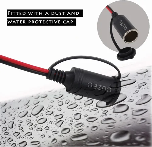Miniatura 5 de CUZEC Enchufe adaptador de 3.9 pies con terminal de ojal (CU10181B)