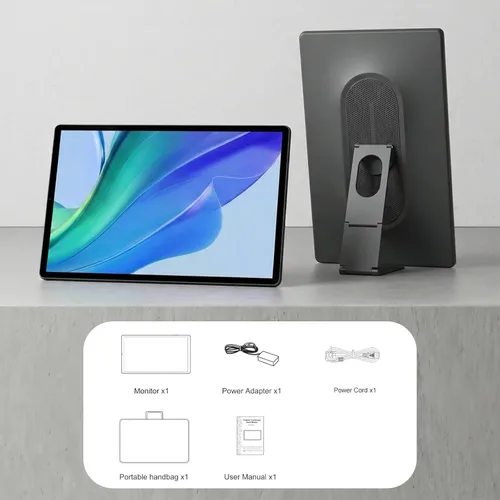 Miniatura 9 de Televisor portátil de 21.5 pulgadas con pantalla táctil, sistema operativo Android 14, 6 GB+128 GB, 1080P Smart Handy TV con cámara integrada de 13