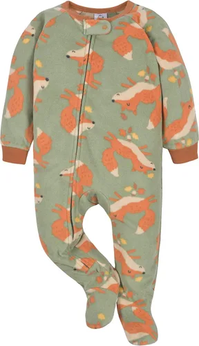 Miniatura 3 de Gerber Baby Boys' Toddler Loose Fit Flame Resistant Fleece Footed Pajamas 2-Pack