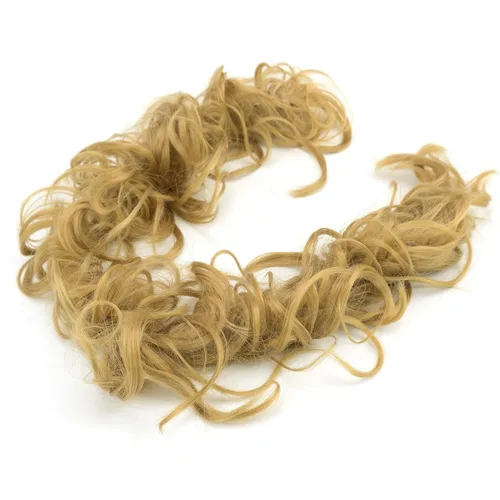 IMISSU Extensión de cabello rizado y desordenado de gran tamaño, banda elástica para el cabello, dona, recogida y chignon, para mujeres y niñas