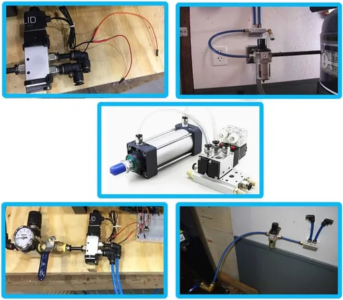 Miniatura 8 de 20 accesorios de aire macho neumático recto para conectar, conector rápido para válvulas solenoides, regulador de aire de cilindro hidráulico