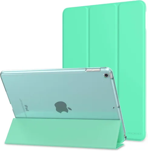 Miniatura 43 de MoKo Funda para iPad 9.7 2018/2017 de 5ª / 6ª Generación - Funda delgada y ligera con soporte para Smartphone con parte trasera translúcida