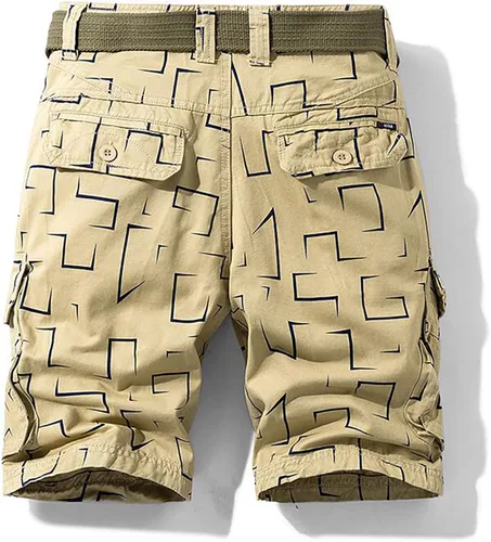 Miniatura 4 de Men Cargo Shorts Classic Fit Lightweight Ripstop Pants Tactical Outdoor Work Short Trousers with Multi Pocket