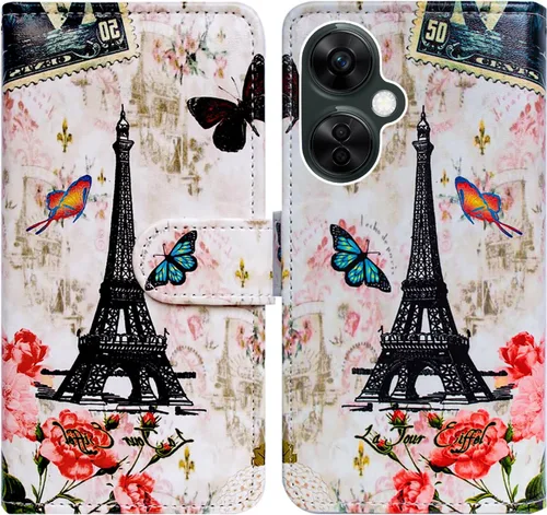 Miniatura 21 de Bcov Funda para Oneplus Nord N30 5G, diseño de pájaro negro y verde con tapa para teléfono con ranura para tarjeta y soporte para OnePlus Nord N30 5G