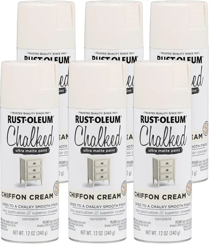 Miniatura 66 de Rust-Oleum - Pintura a la tiza en aerosol ultramate de 12 onzas (paquete de 1), color carbón, 302590
