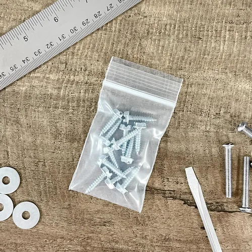 Miniatura 4 de Plymor bolsas de plástico, reforzadas de 2 x 3 pulgadas, con cierre, 4 mil
