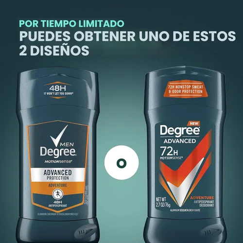 Miniatura 3 de Grado Hombres seco Protección 48 Hour antitranspirante, cool Rush 2.7 oz (Pack de 4), Aventura