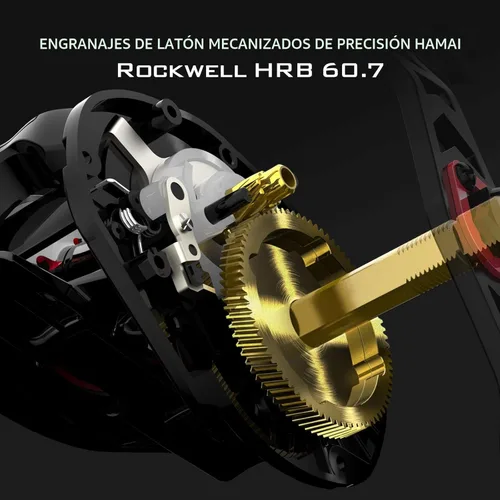 Miniatura 4 de Carretes de pesca Baitcasting KastKing Royale Legend II, nuevo diseño compacto de carrete baitcaster de pesca, arrastre de fibra de carbono de 17.64