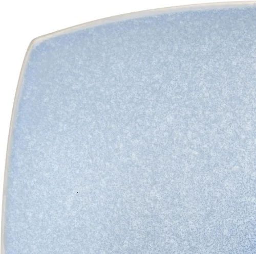 Miniatura 4 de Gibson Elite Soho Lounge - Juego de vajilla de cerámica de esmalte reactivo, servicio para 4 personas (16 piezas), color azul aguamarina