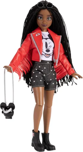 Disney ILY 4EVER Fashion Dolls Disney 100 - Mickey Mouse de 11.5 pulgadas de alto con 13 puntos de articulación, dos trajes completos para mezclar y