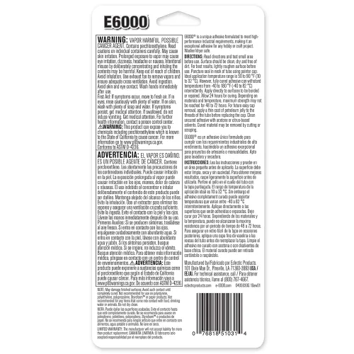 Miniatura 2 de E6000 5510310 Adhesivo para manualidades Mini (paquete de 4)