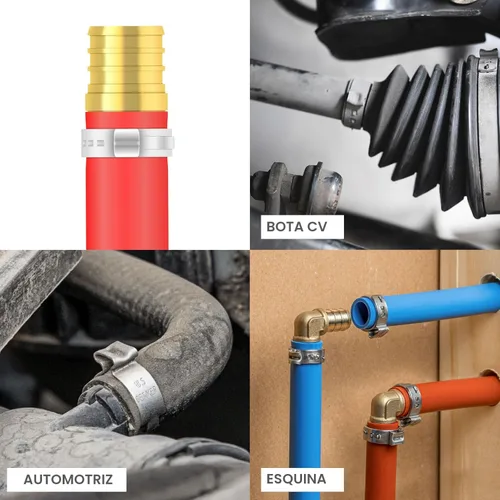 Miniatura 8 de Kit de herramientas de abrazadera PEX iCRIMP para abrazaderas PEX de 3/8", 1/2", 3/4", 1", sujeción y apriete de abrazaderas y extracción, incluye