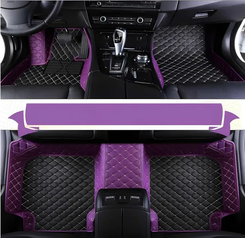 Miniatura 22 de MAEVEN Alfombrillas de cuero personalizadas para automóvil, compatibles con sedanes, autos deportivos, SUV, camiones, protección de cobertura