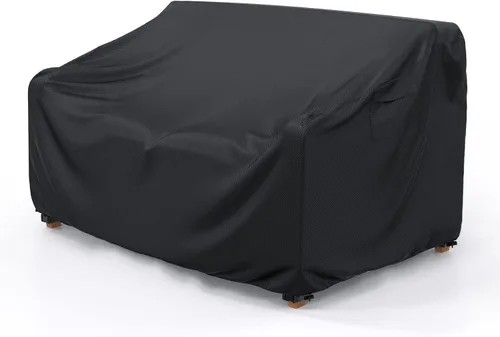 Miniatura 9 de Mrrihand Funda impermeable para sofá de patio de servicio pesado, funda para sofá de exterior de 3 plazas, funda para muebles de patio al aire libre