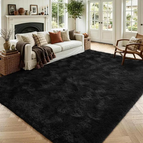Noahas - Alfombras de área grandes y esponjosas para sala de estar, habitación, dormitorio y guardería, alfombra de pelo grueso, suave, mullida y