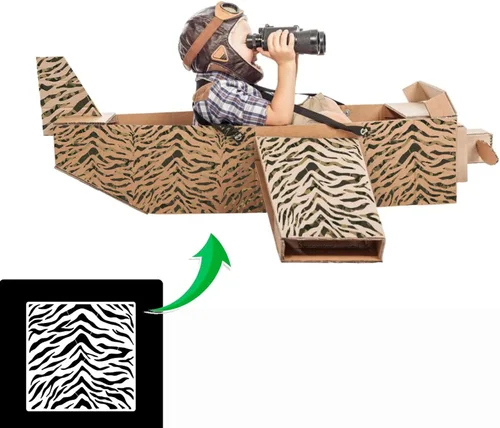 Miniatura 2 de 9 plantillas de camuflaje para pintura en aerosol, plantillas de patrón de camuflaje, plantillas de pintura de camuflaje digital reutilizables