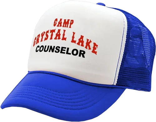 Miniatura 8 de Camp Crystal Lake Counselor - Halloween - Gorra de camionero estilo retro vintage