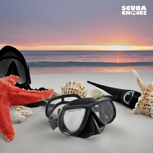 Miniatura 6 de Spearfishing Mask Low Volume Silicone, Comfortable Fit & Clear Vision for Freediving, Scuba Diving, Underwater Exploration Ideas