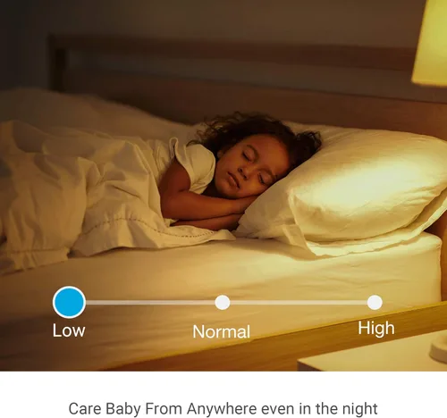 Miniatura 4 de Zmodo Mini cámara WiFi para mascotas de 1080p, audio bidireccional, cámara inteligente para el hogar con visión nocturna, compatible con Alexa